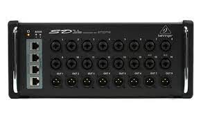 Behringer – boîte de scène numérique à 16 canaux SD16, avec 16 micros Midas, 8 sorties et intégration ultra-fine avec Powerplay p8